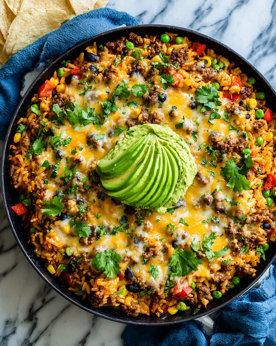 Taco Rice Skillet Recipe - Recipe Image