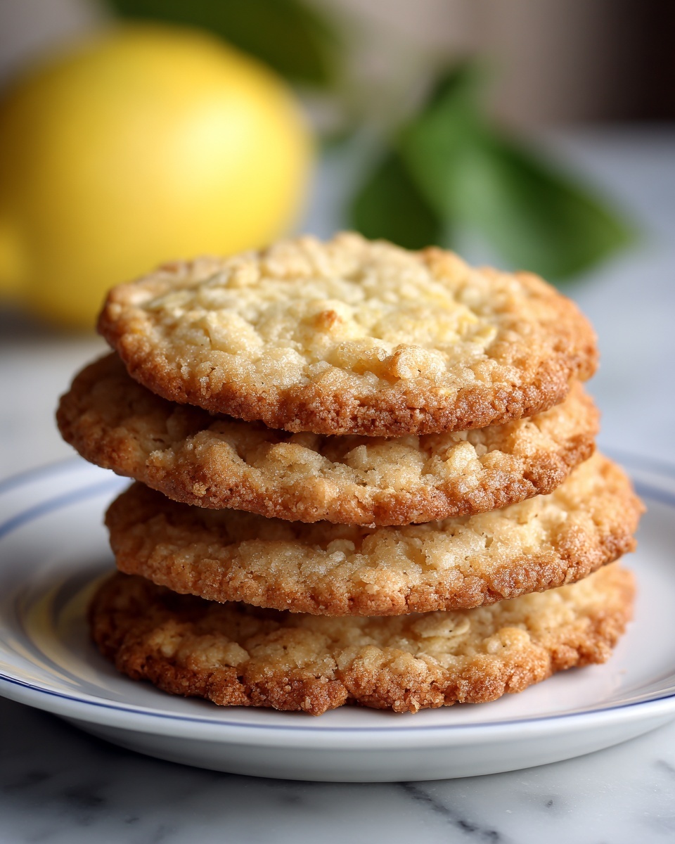 Lemon Oatmeal No-Bake Cookies Recipe - Recipe Image