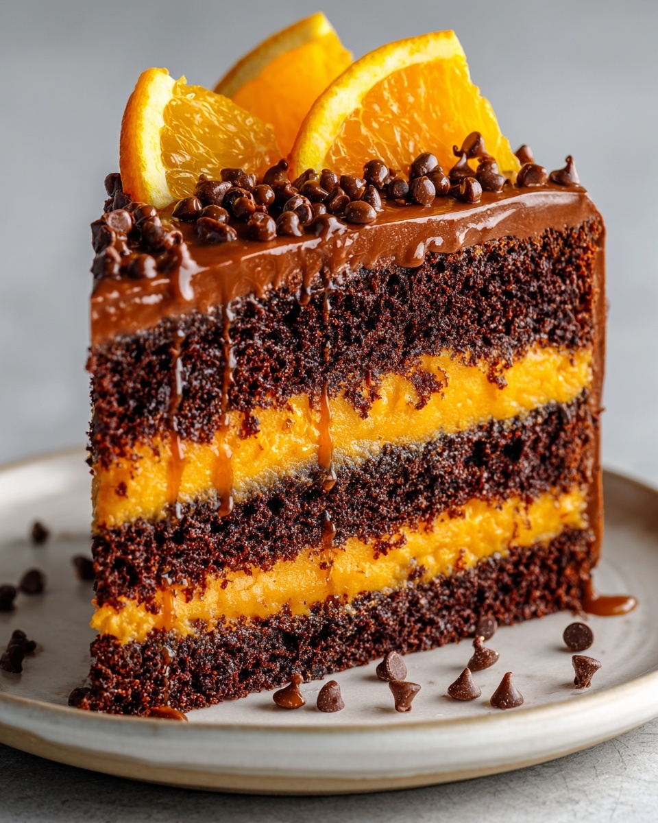 Chocolate Orange Layer Cake Recipe - Recipe Image