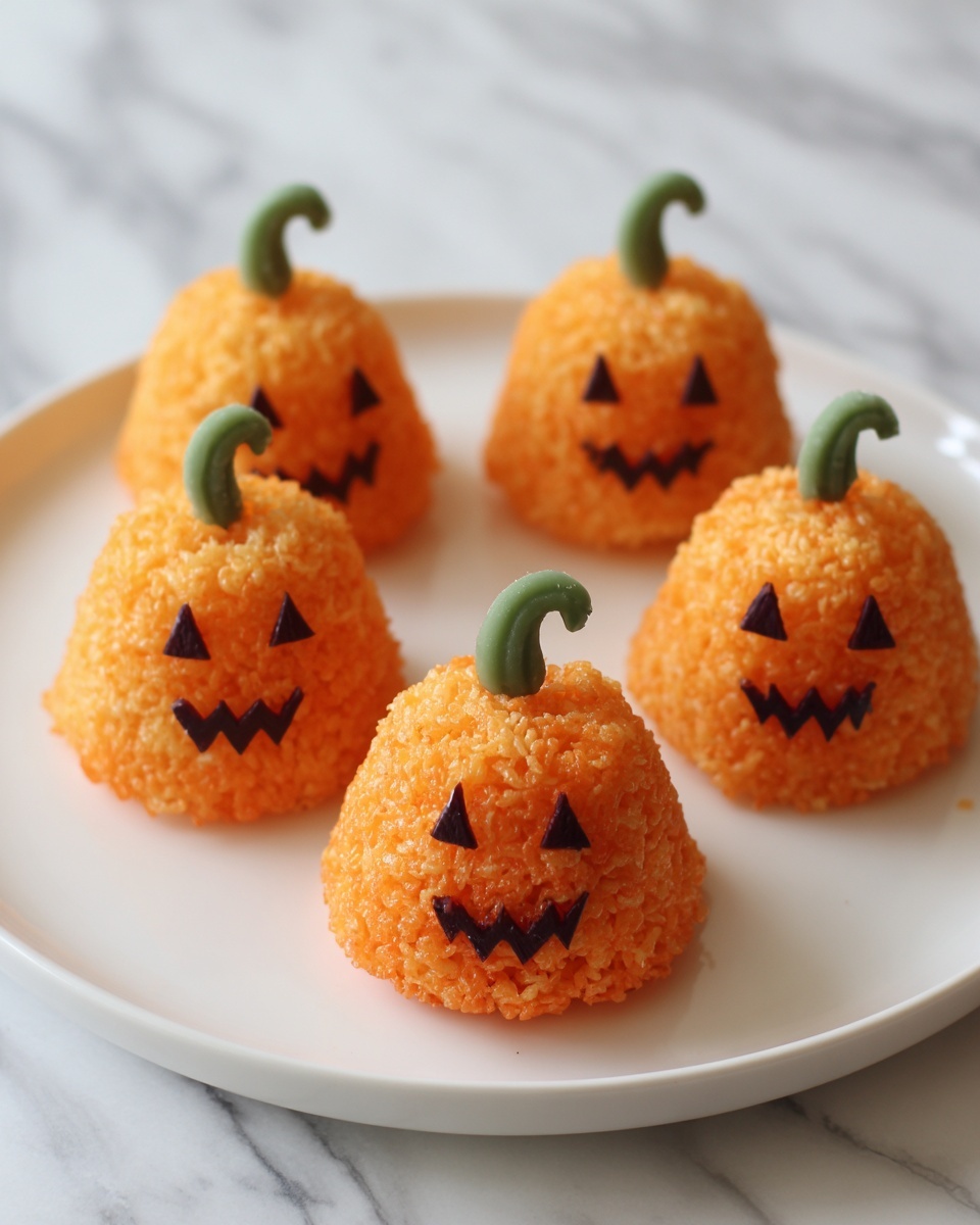Pumpkin-Shaped Rice Krispie Treats Recipe - Recipe Image