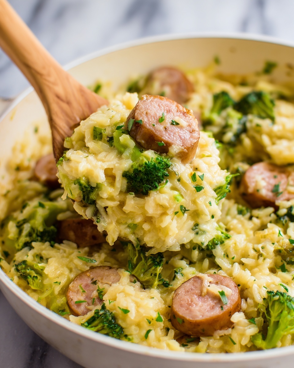 Cheesy Sausage and Rice Recipe - Recipe Image