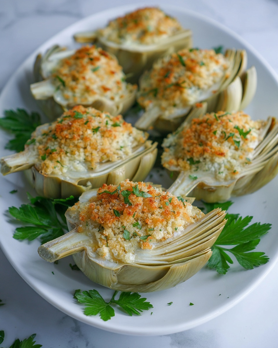 Crispy Parmesan Artichoke Hearts Recipe - Recipe Image