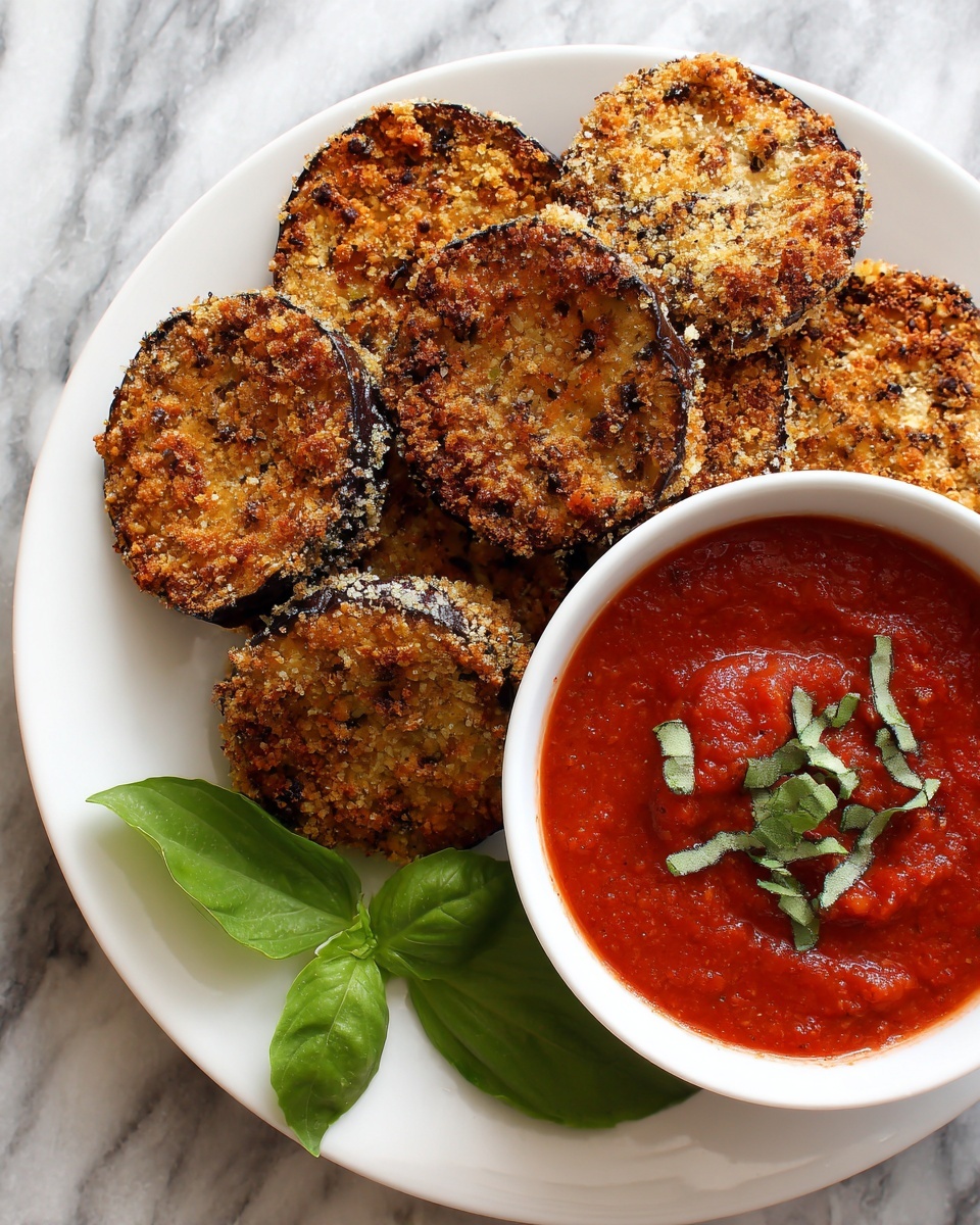 Crispy Breaded Eggplant Recipe - Recipe Image