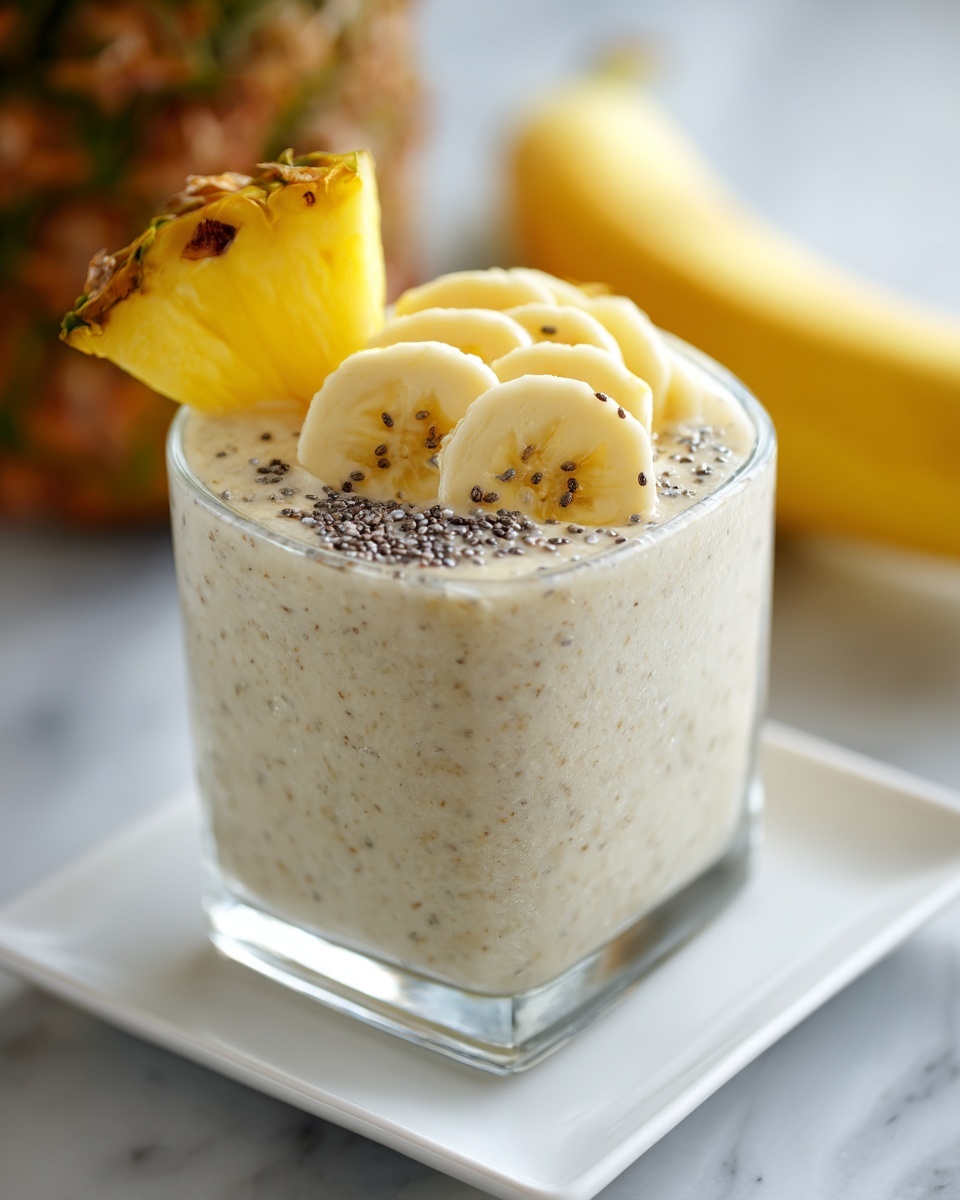 Pineapple and Banana Smoothie Recipe - Recipe Image