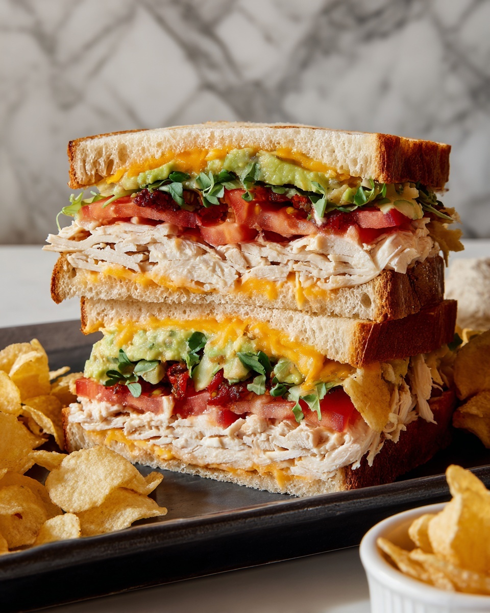 Honey Mustard Turkey Avocado Sandwich Recipe - Recipe Image