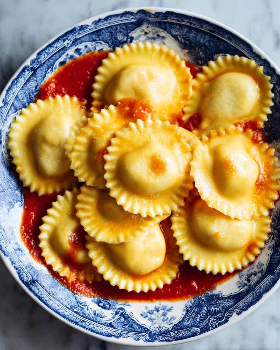 The Rav-Ear-ioli (Meat Ravioli Ears Recipe) Recipe - Recipe Image