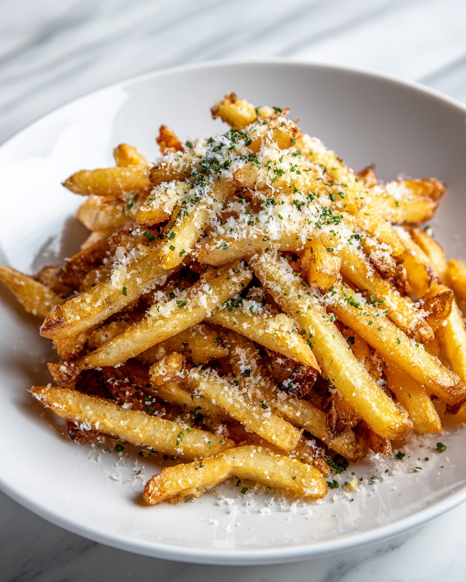 Crispy Baked Parmesan Garlic Fries Recipe - Recipe Image