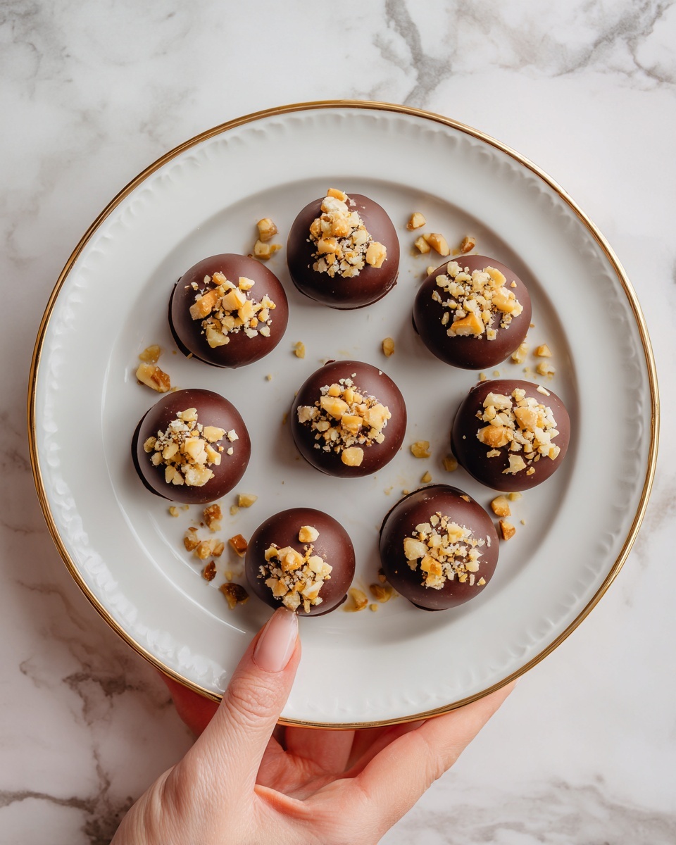 Ferrero Rocher Tiffin – A Delicious and Decadent No-Bake Chocolate Dessert Recipe - Recipe Image
