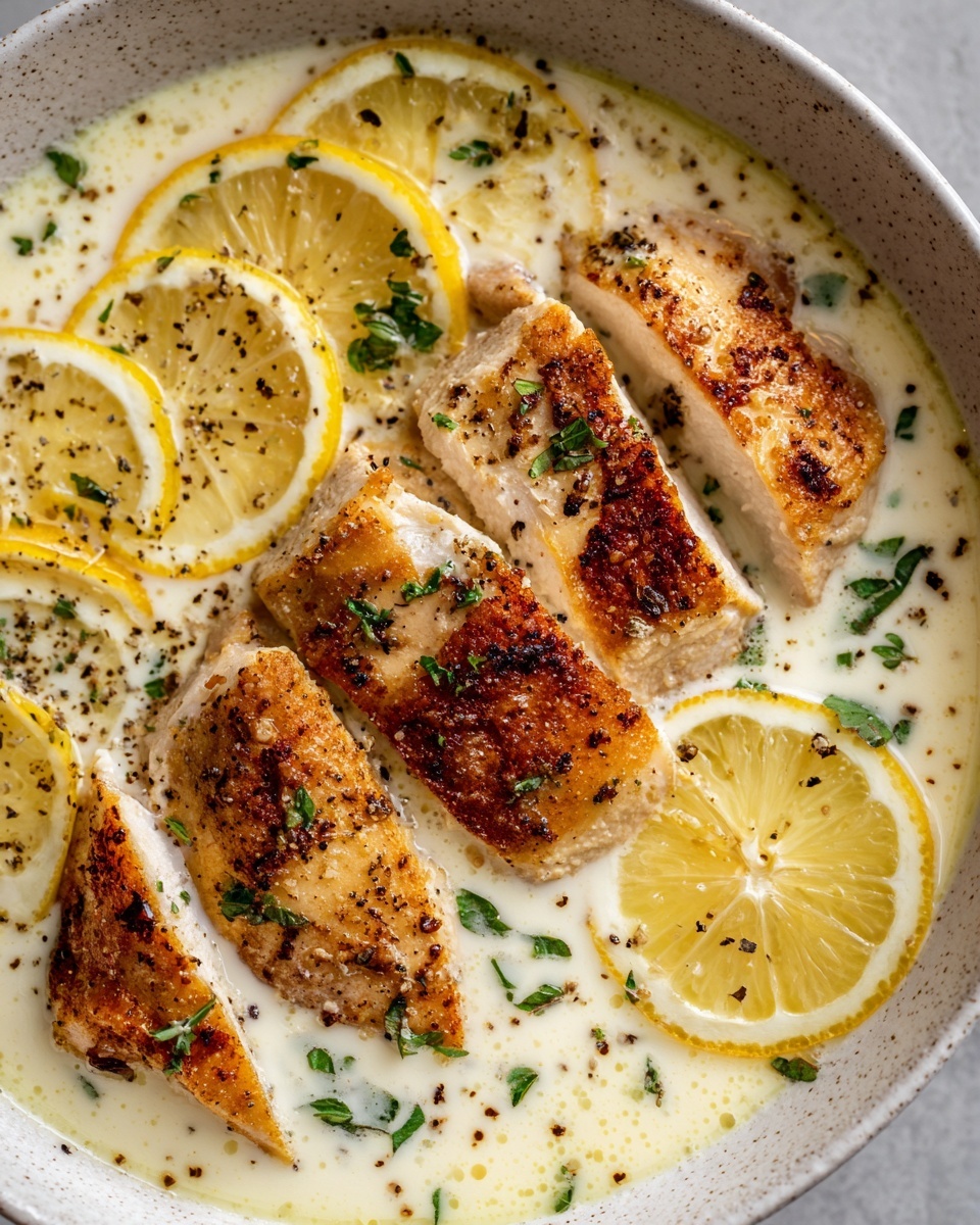 Creamy Lemon Parmesan Chicken Recipe - Recipe Image