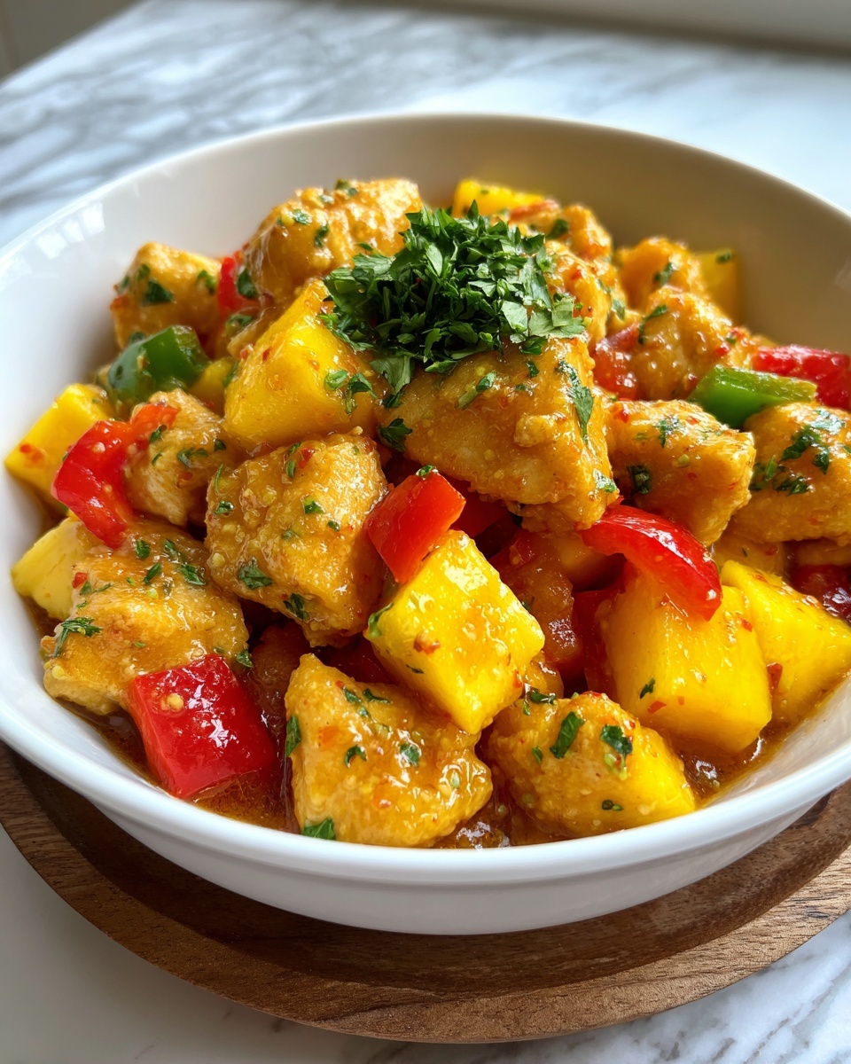 Mango Chicken Stir Fry Recipe - Recipe Image