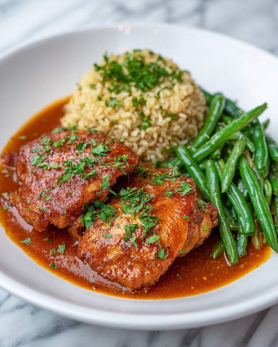 Skillet Chicken in Roasted Red Pepper Sauce Recipe - Recipe Image