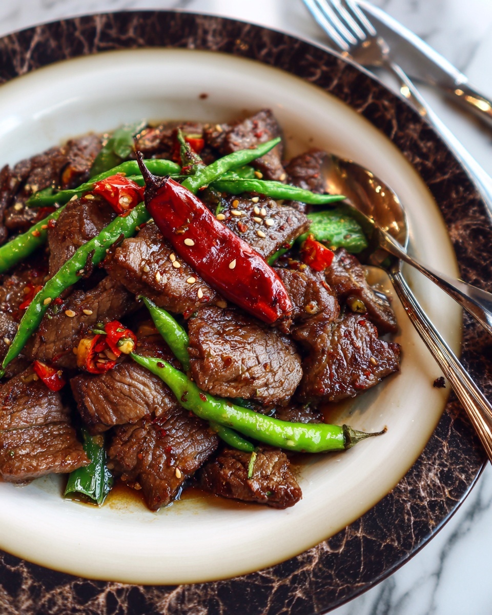 Thai Hot and Spicy Beef Recipe - Recipe Image