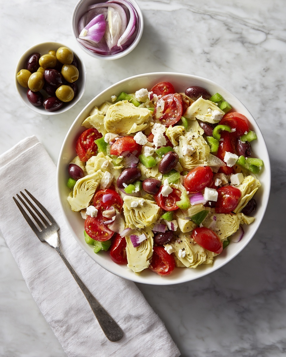 Mediterranean Artichoke Salad Recipe - Recipe Image
