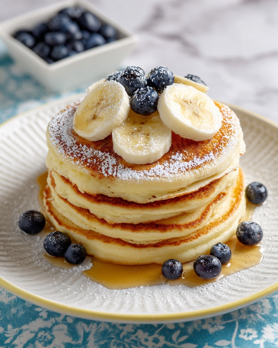 Fluffy Greek Yogurt Pancakes Recipe - Recipe Image