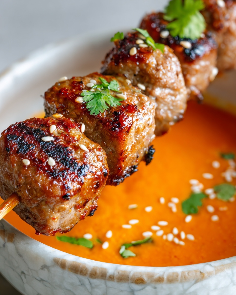 Thai Chicken Satay with Peanut Sauce Recipe - Recipe Image