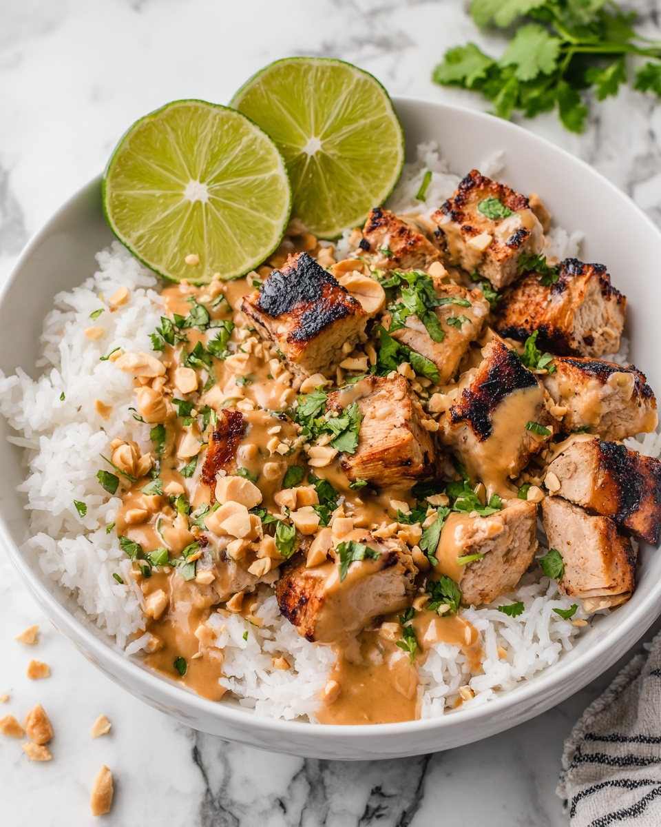 Thai Peanut Chicken Recipe - Recipe Image