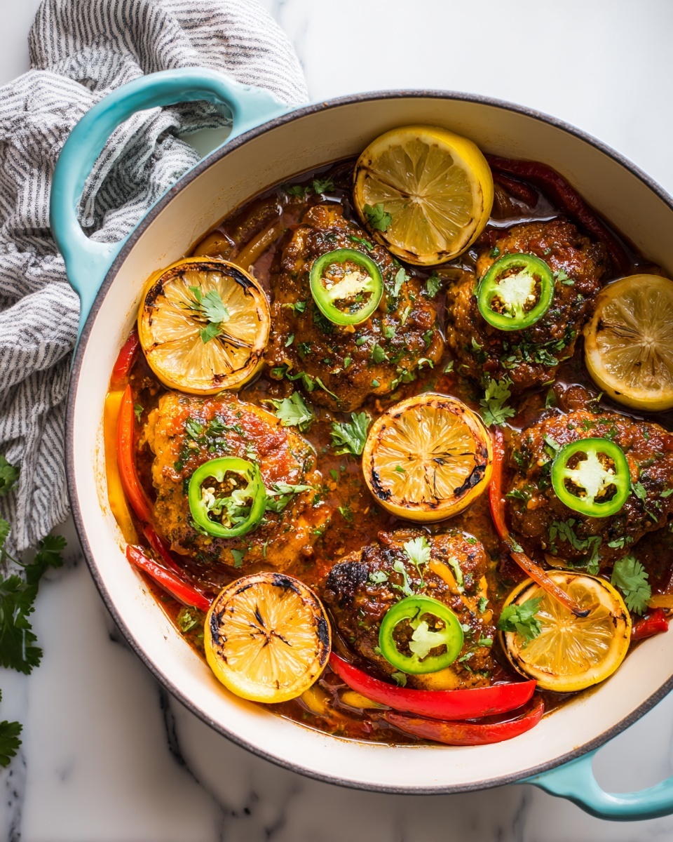 Red Pepper Lemon Chicken Recipe - Recipe Image