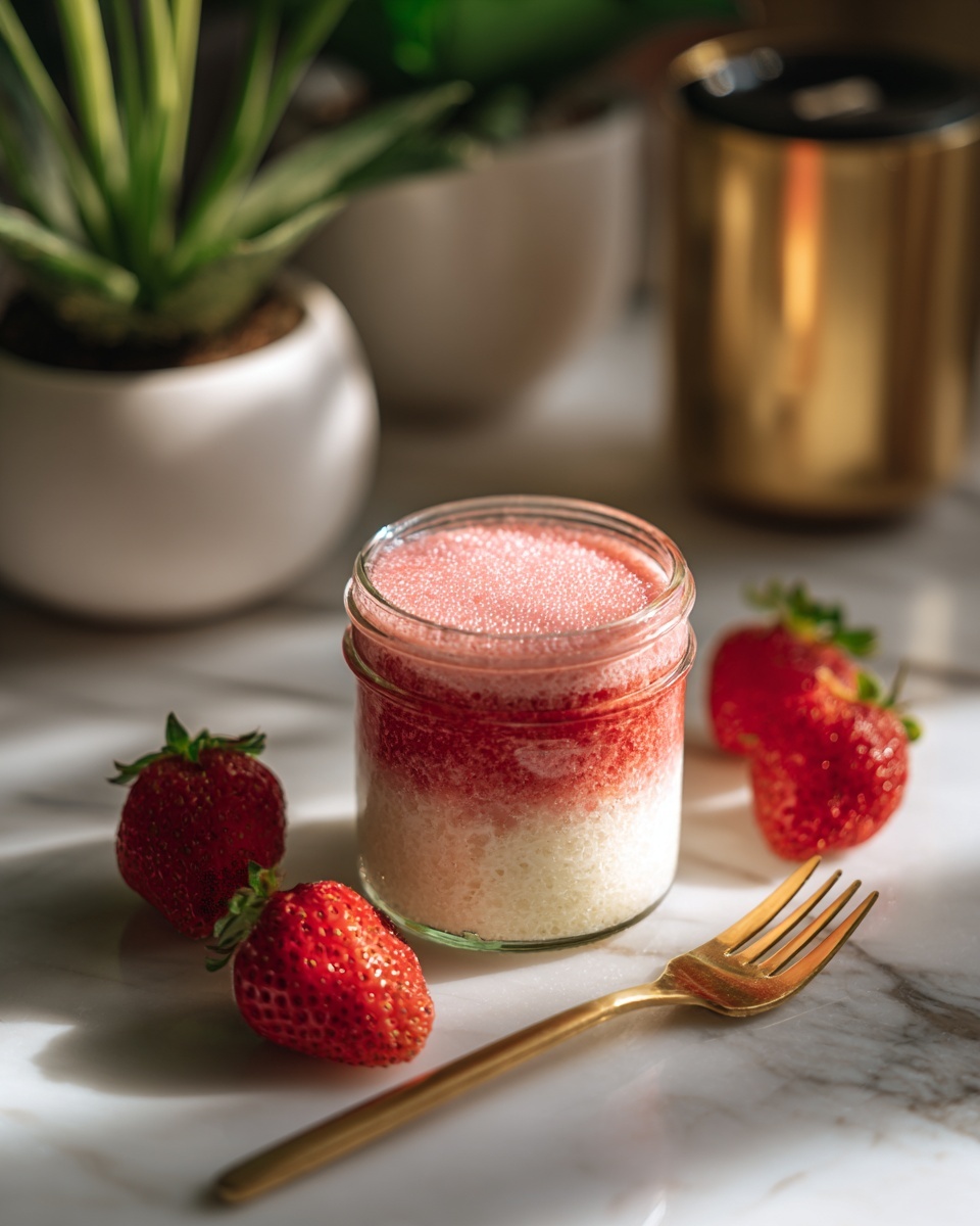 Homemade Strawberry Shortcake Coffee Creamer Recipe - Recipe Image