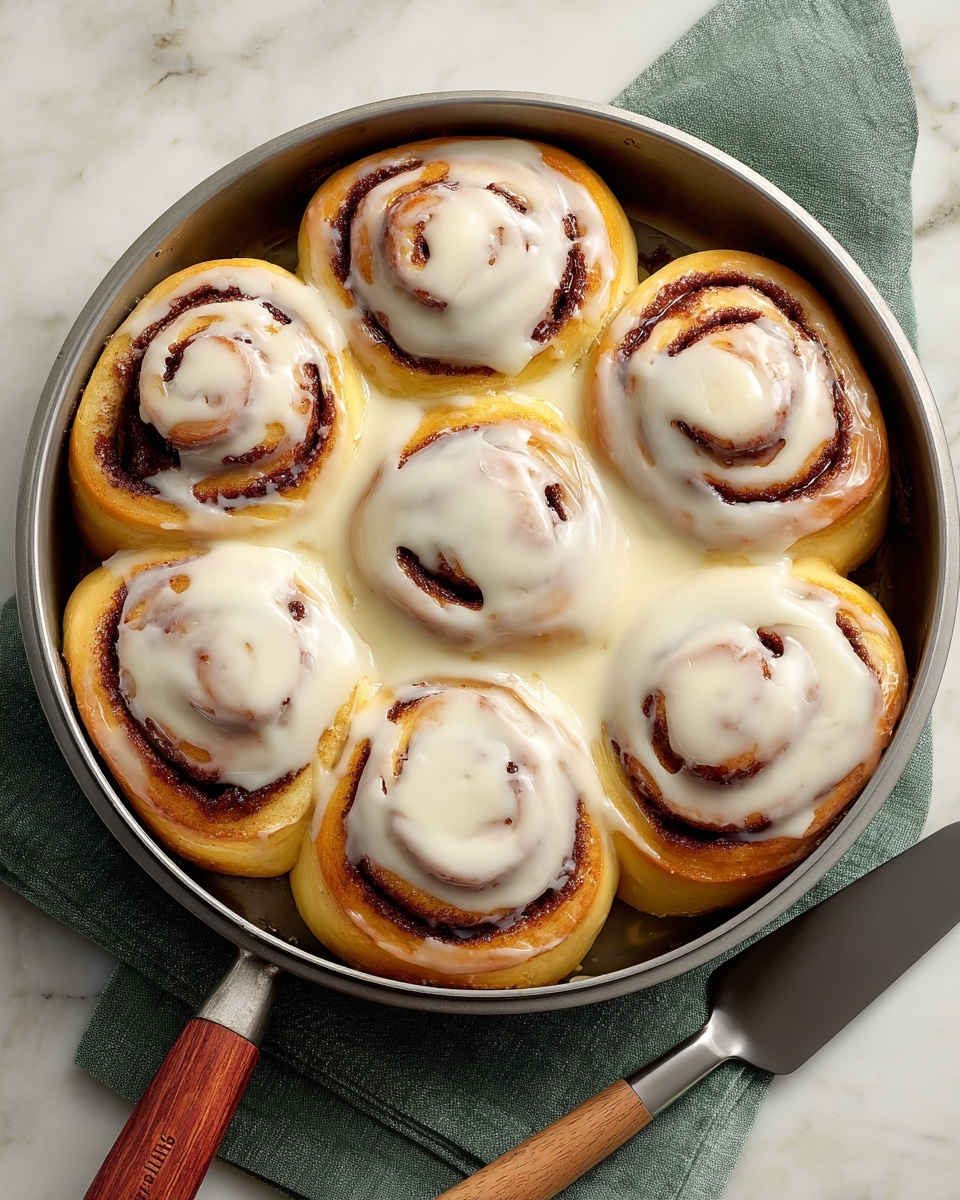 Fluffy Cinnamon Walnut Rolls with Cream Cheese Frosting Recipe - Recipe Image