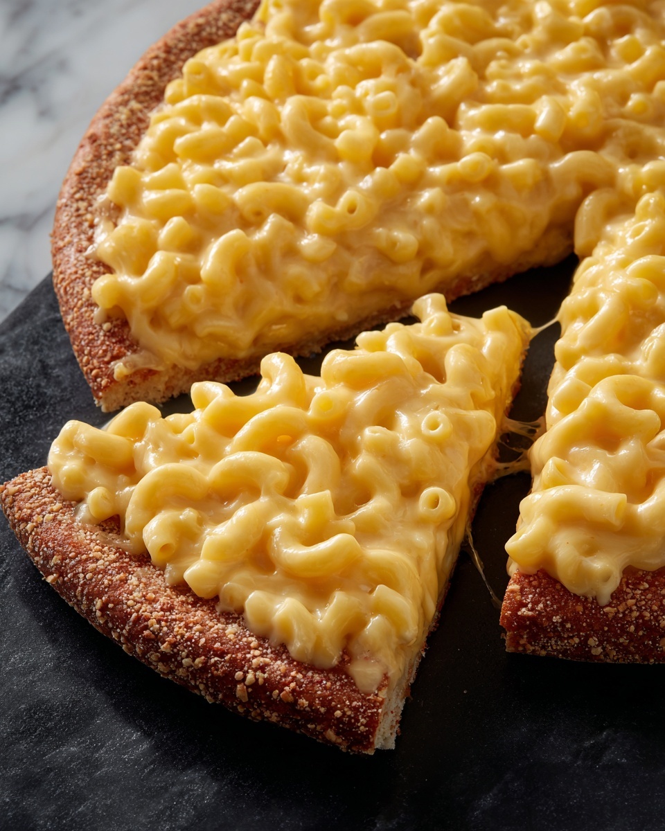 Macaroni and Cheese Pizza Recipe - Recipe Image