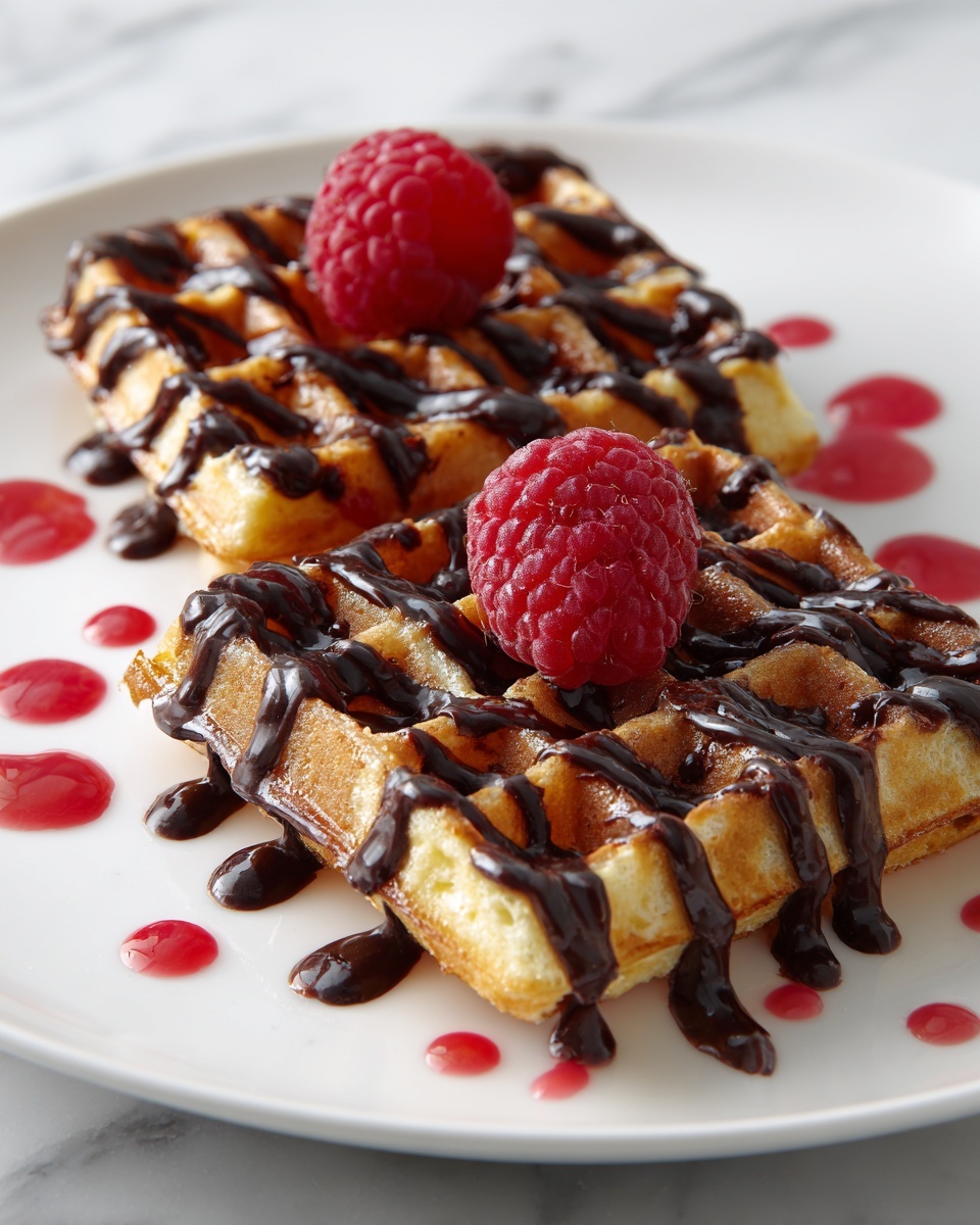 Chocolate Fudge Pop Tarts with Raspberry Glaze Recipe - Recipe Image