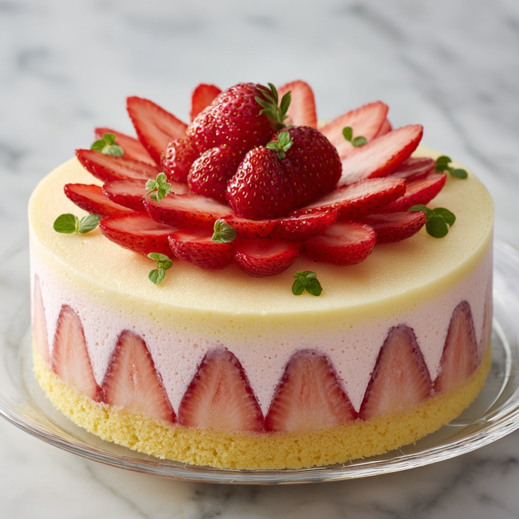 Keto Strawberry Cheesecake Recipe - Recipe Image