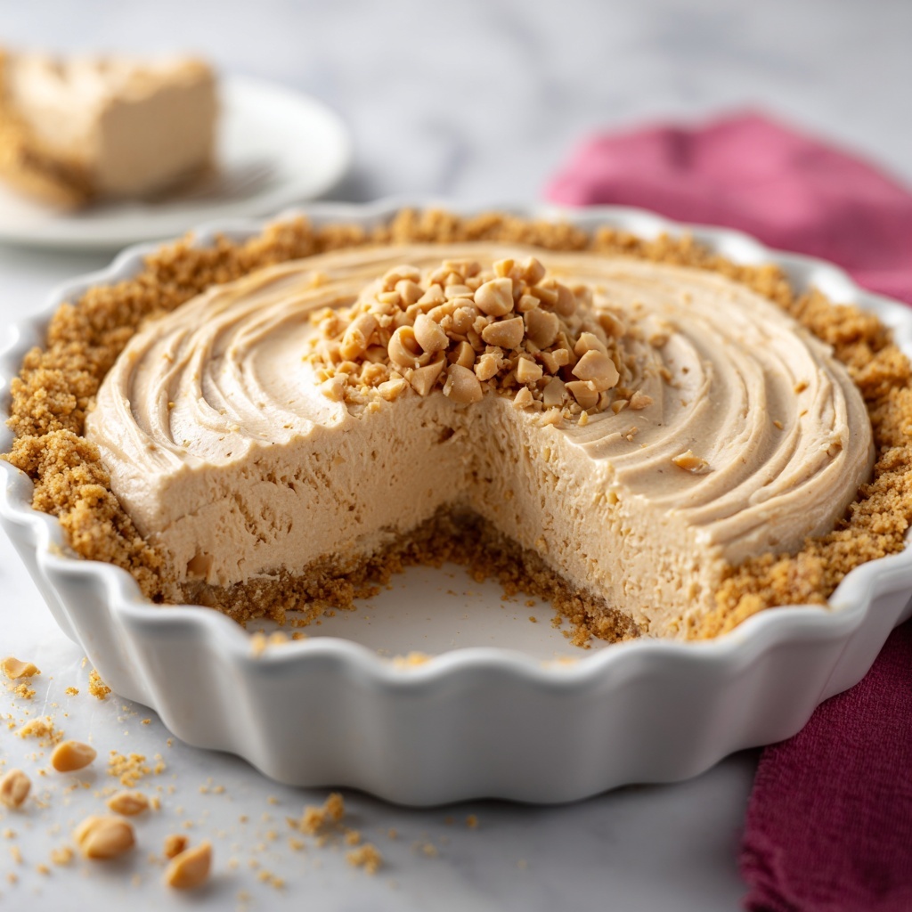 No-Bake Peanut Butter Pie Recipe - Recipe Image