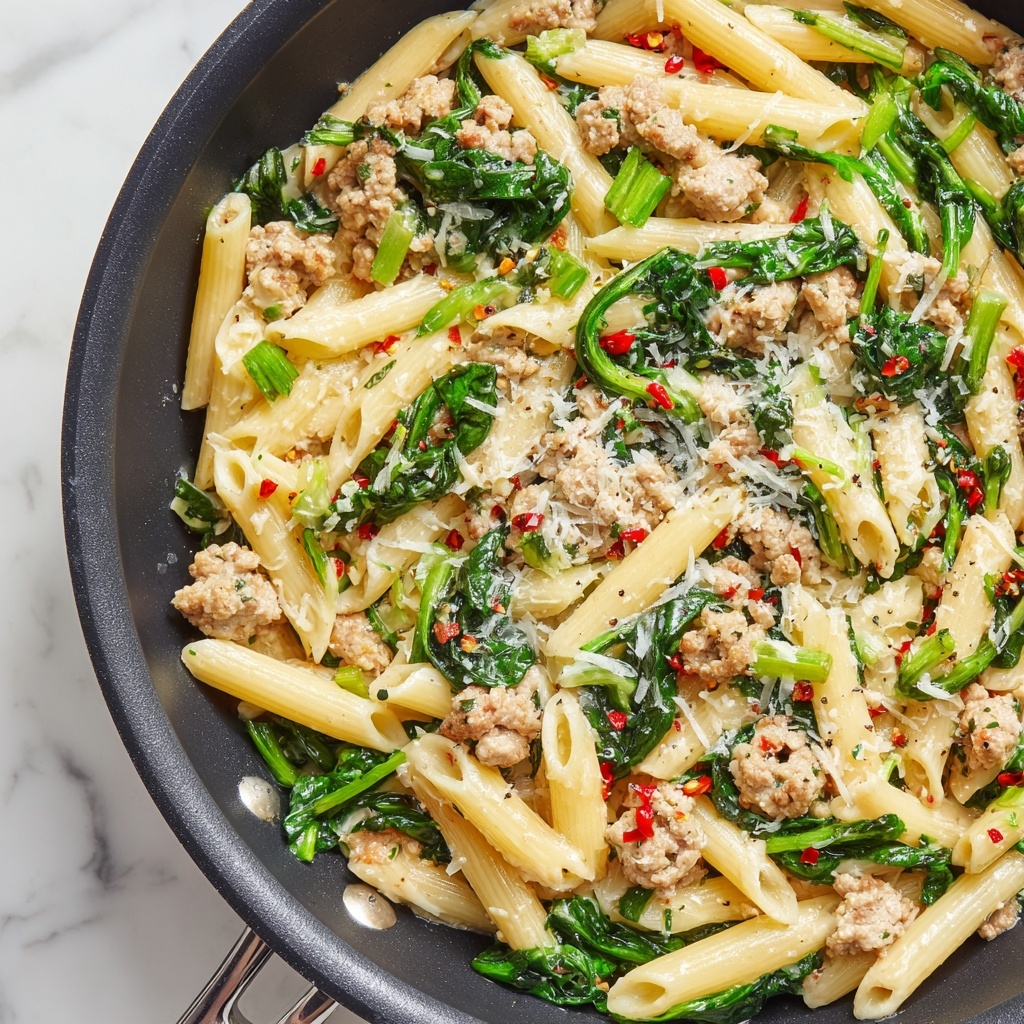 Creamy Italian Sausage Pasta Recipe - Recipe Image