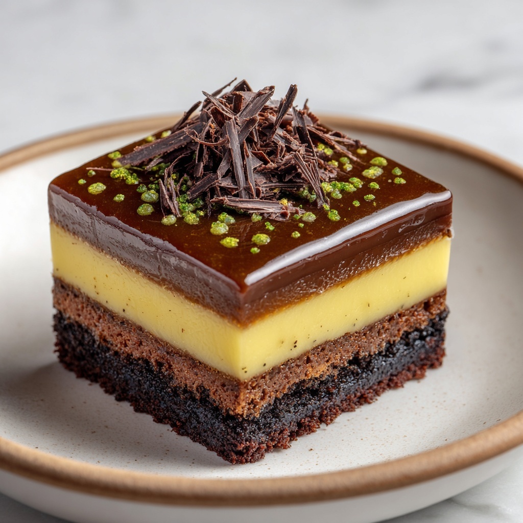 Secret Chocolate Cake with Passion Fruit Mousse Recipe - Recipe Image