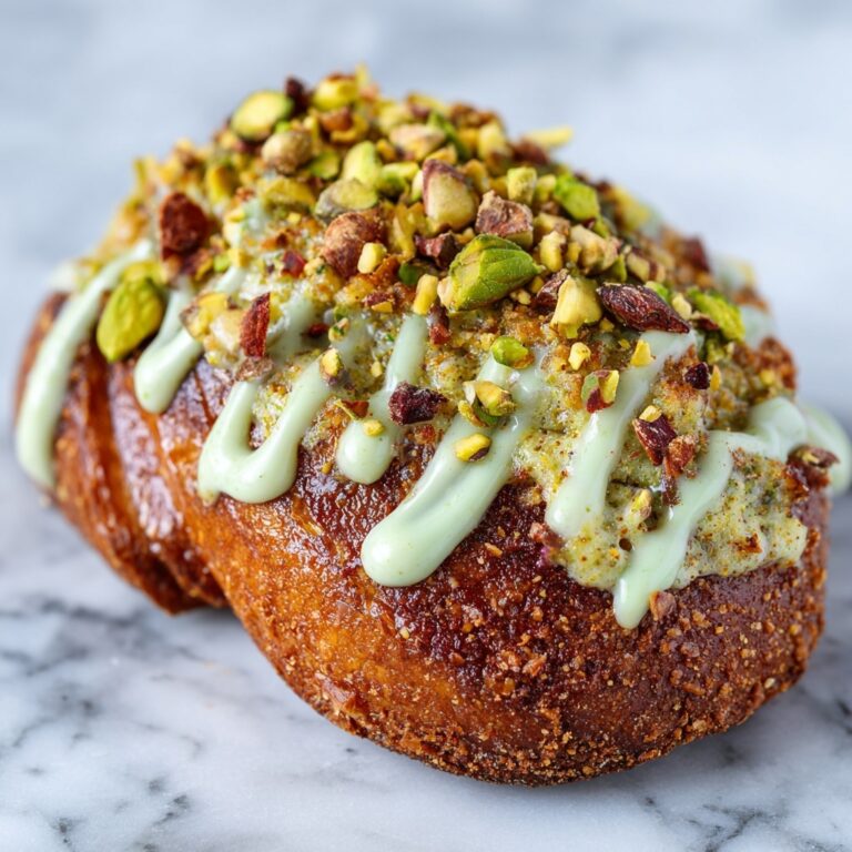 Pistachio Filled Croissants Recipe