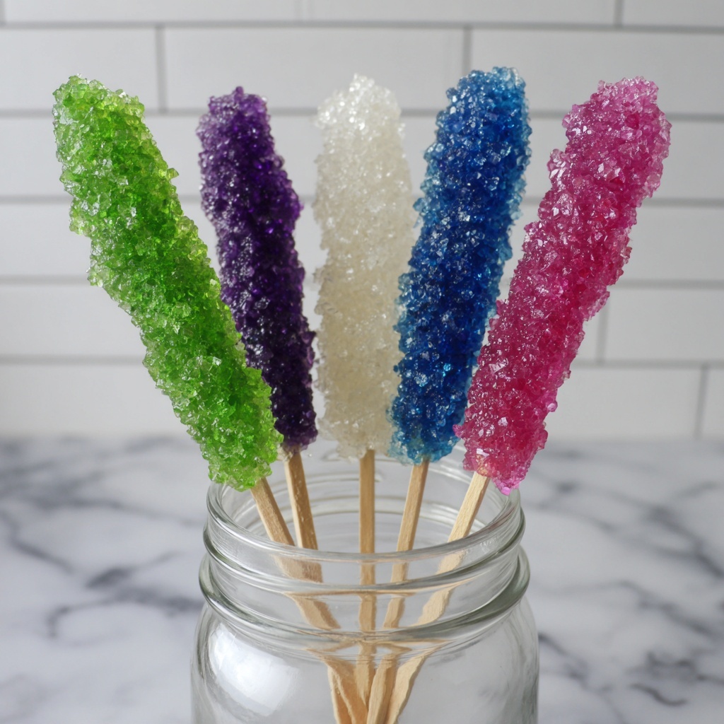 Homemade Rock Candy Recipe - Recipe Image