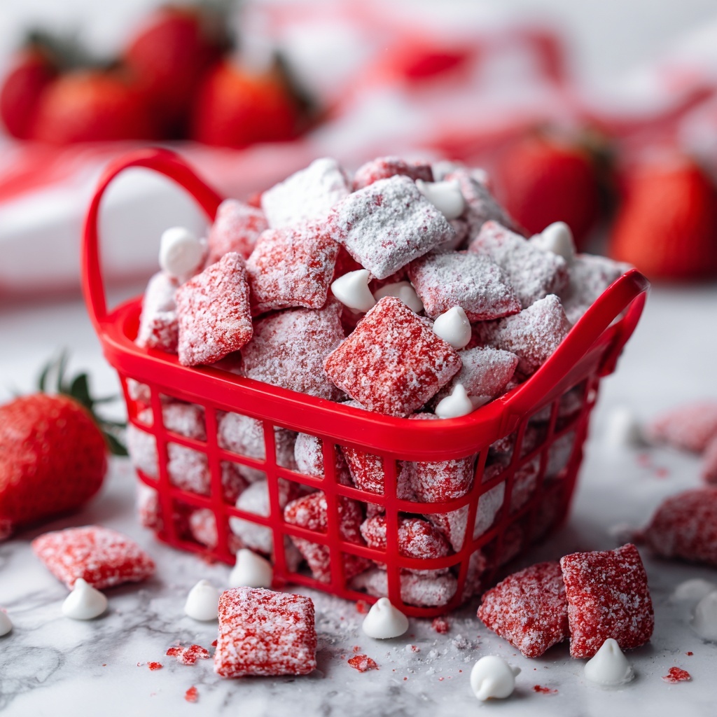 Strawberry Shortcake Puppy Chow Recipe - Recipe Image