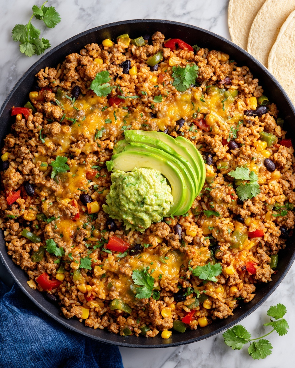 Taco Rice Skillet Recipe - Recipe Image