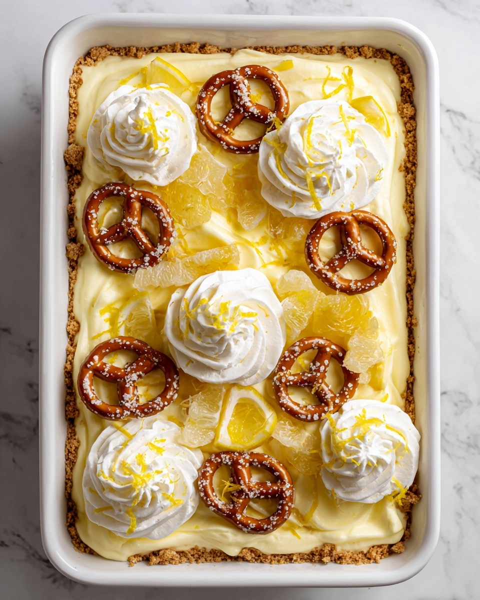 Lemon Pretzel Dessert Recipe - Recipe Image