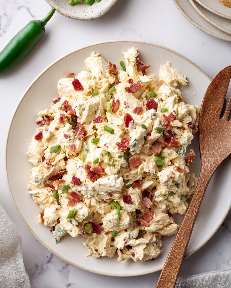 Jalapeño Popper Chicken Salad Recipe - Recipe Image