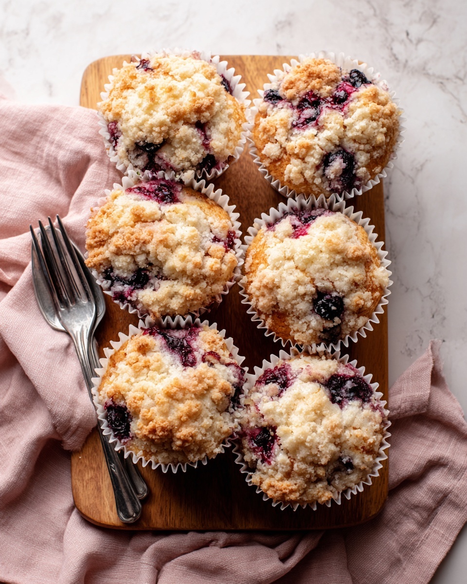 Blackberry Cinnamon Swirl Oatmeal Muffins Recipe - Recipe Image