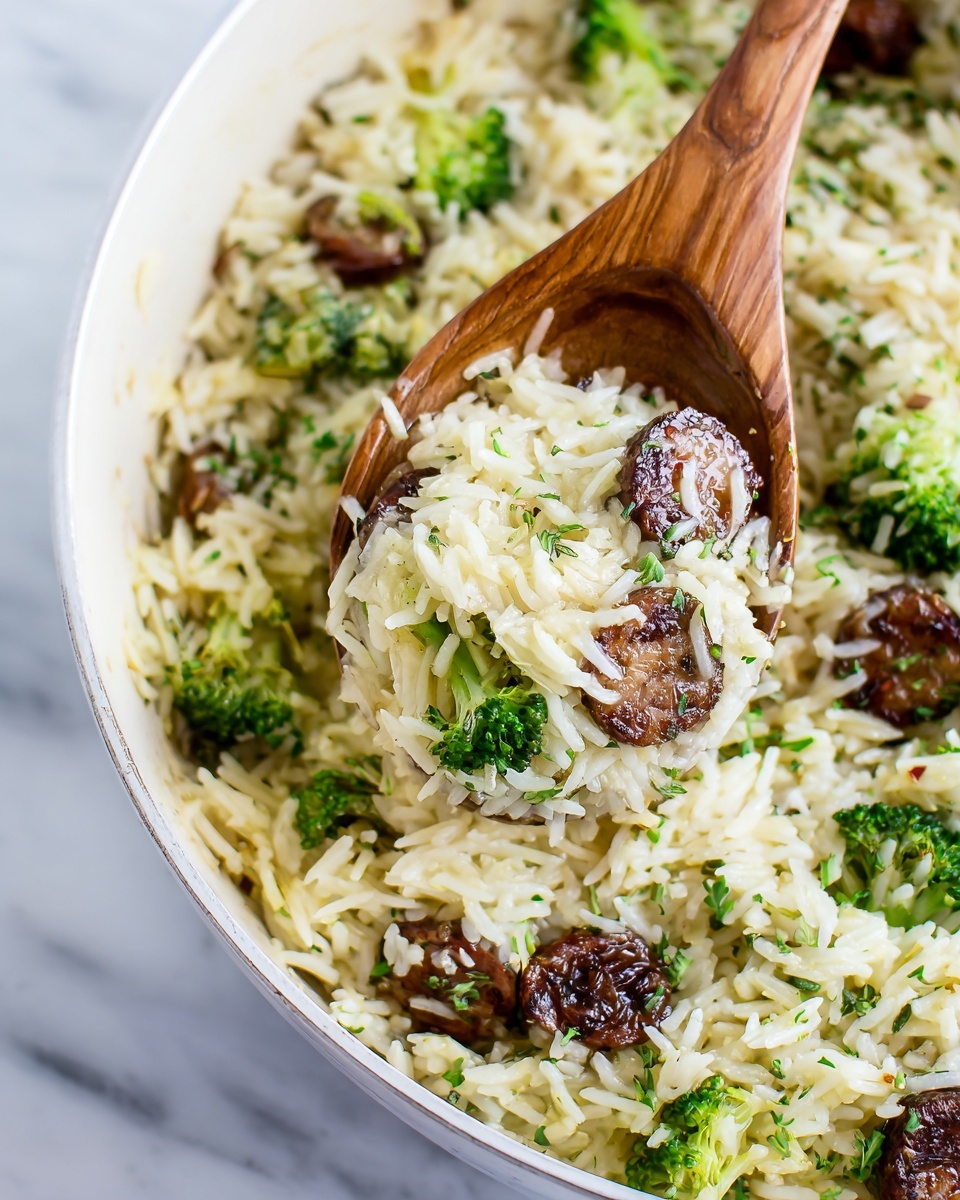 Cheesy Sausage and Rice Recipe - Recipe Image
