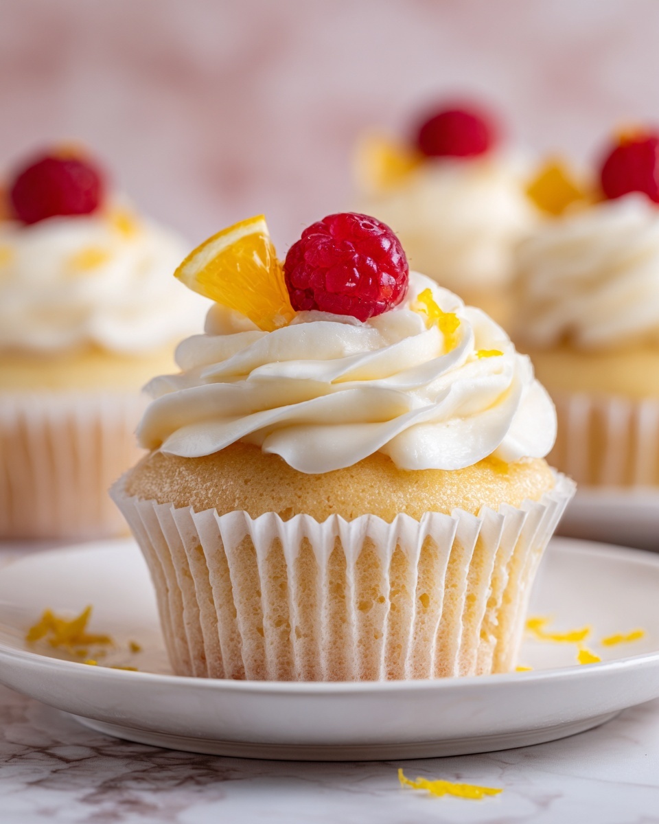 Raspberry Lemon Heaven Cupcakes Recipe - Recipe Image