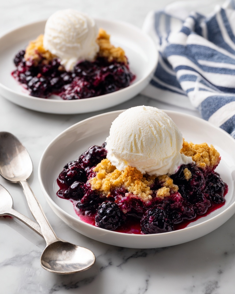 Sweet Blackberry Cobbler Recipe - Recipe Image