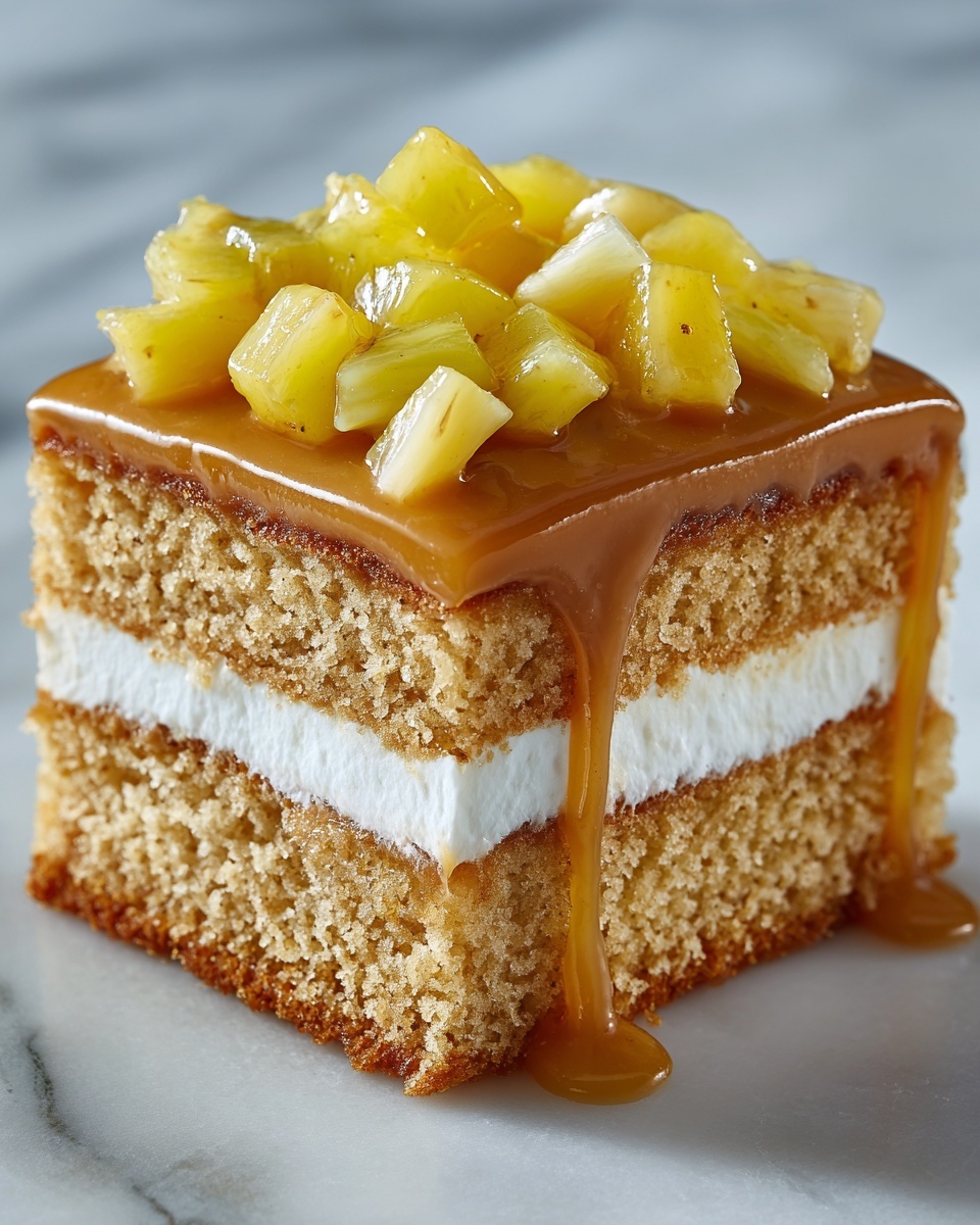 Juicy Pineapple Heaven Cake Recipe - Recipe Image