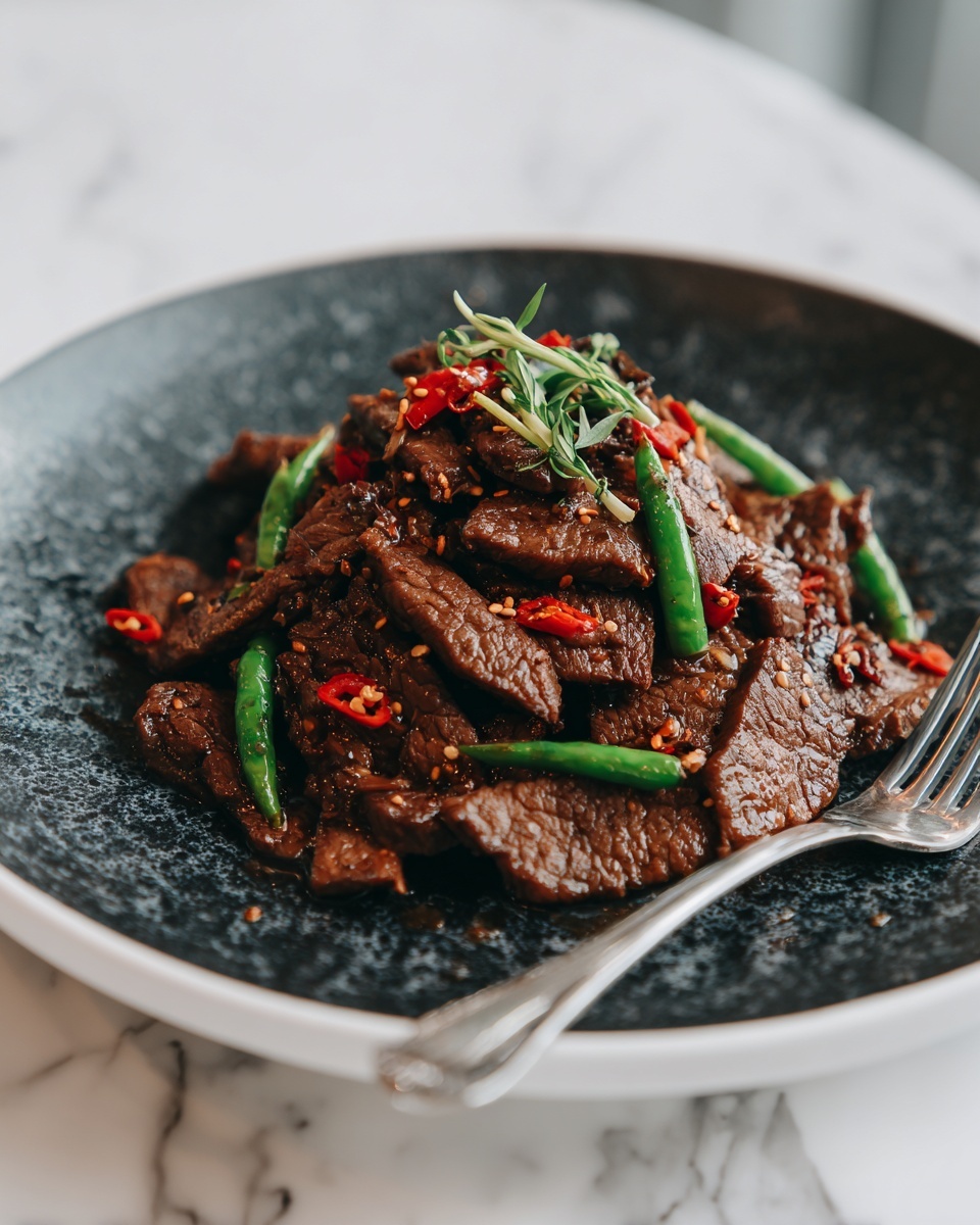 Thai Hot and Spicy Beef Recipe - Recipe Image