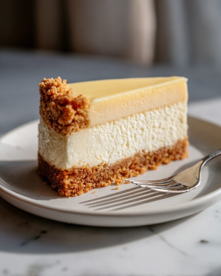 Tall and Creamy New York Cheesecake Recipe