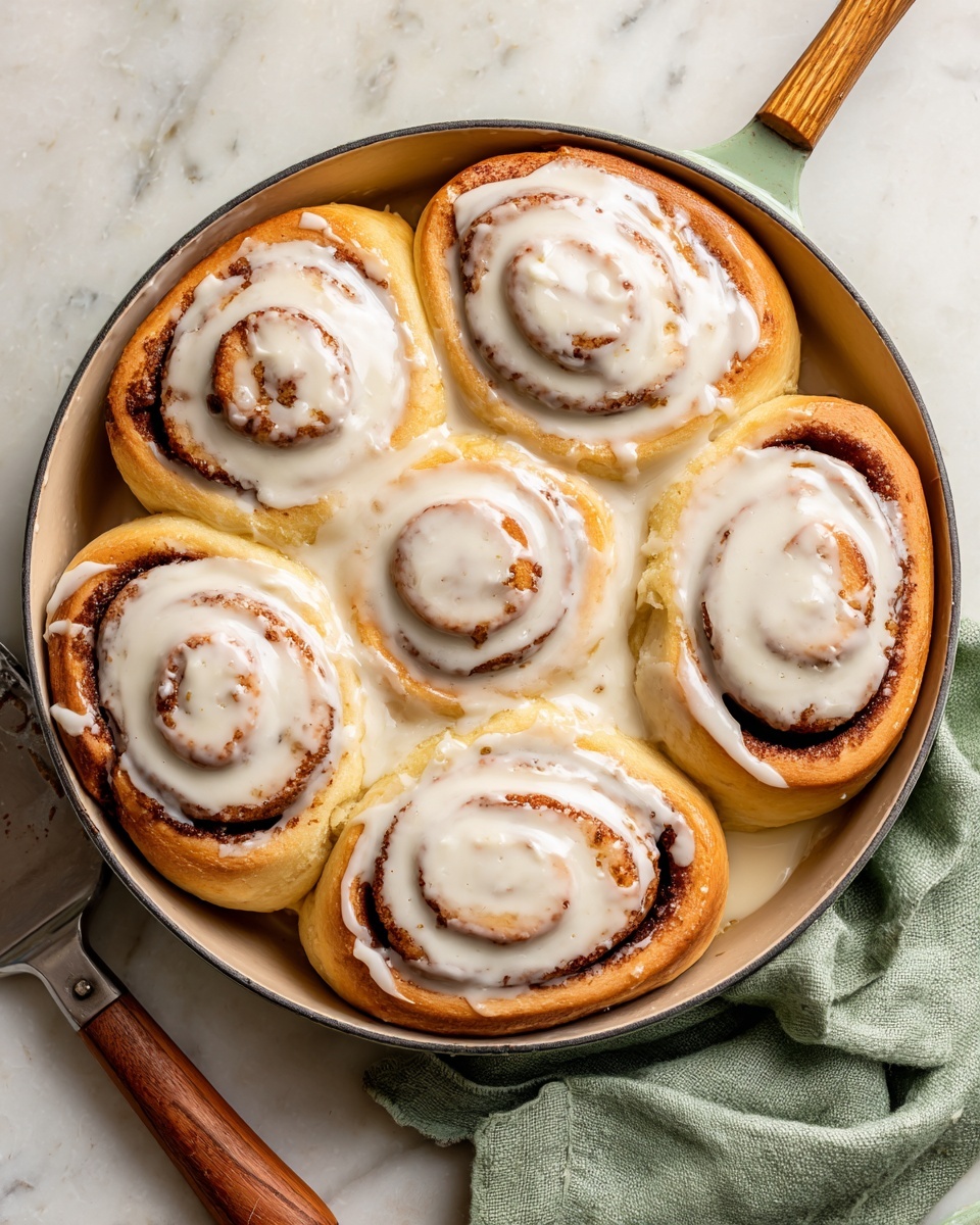 Fluffy Cinnamon Walnut Rolls with Cream Cheese Frosting Recipe - Recipe Image