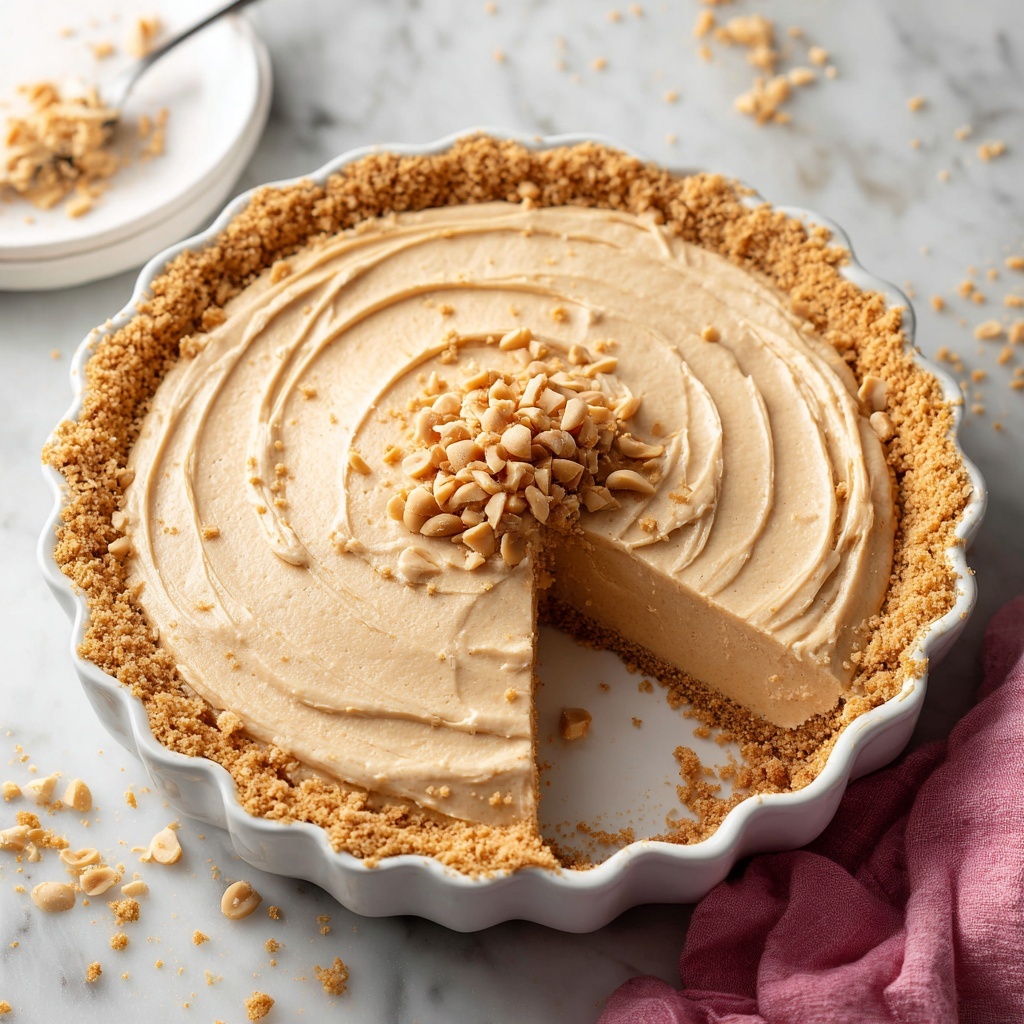 No-Bake Peanut Butter Pie Recipe - Recipe Image