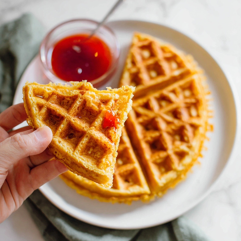 Stuffed Pepperoni Pizza Waffles Recipe - Recipe Image