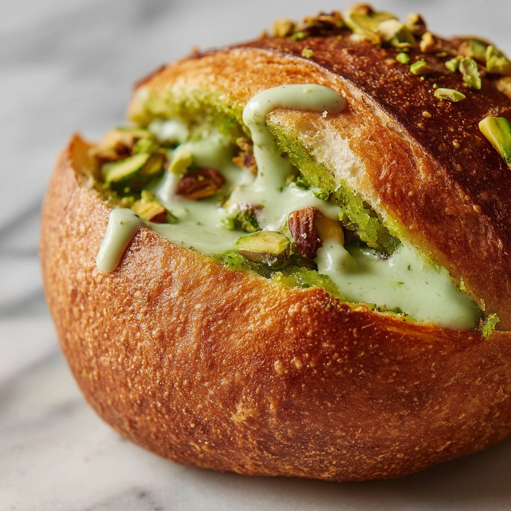 Pistachio Filled Croissants Recipe - Recipe Image