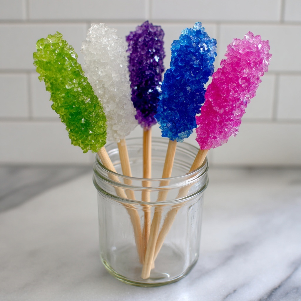 Homemade Rock Candy Recipe - Recipe Image