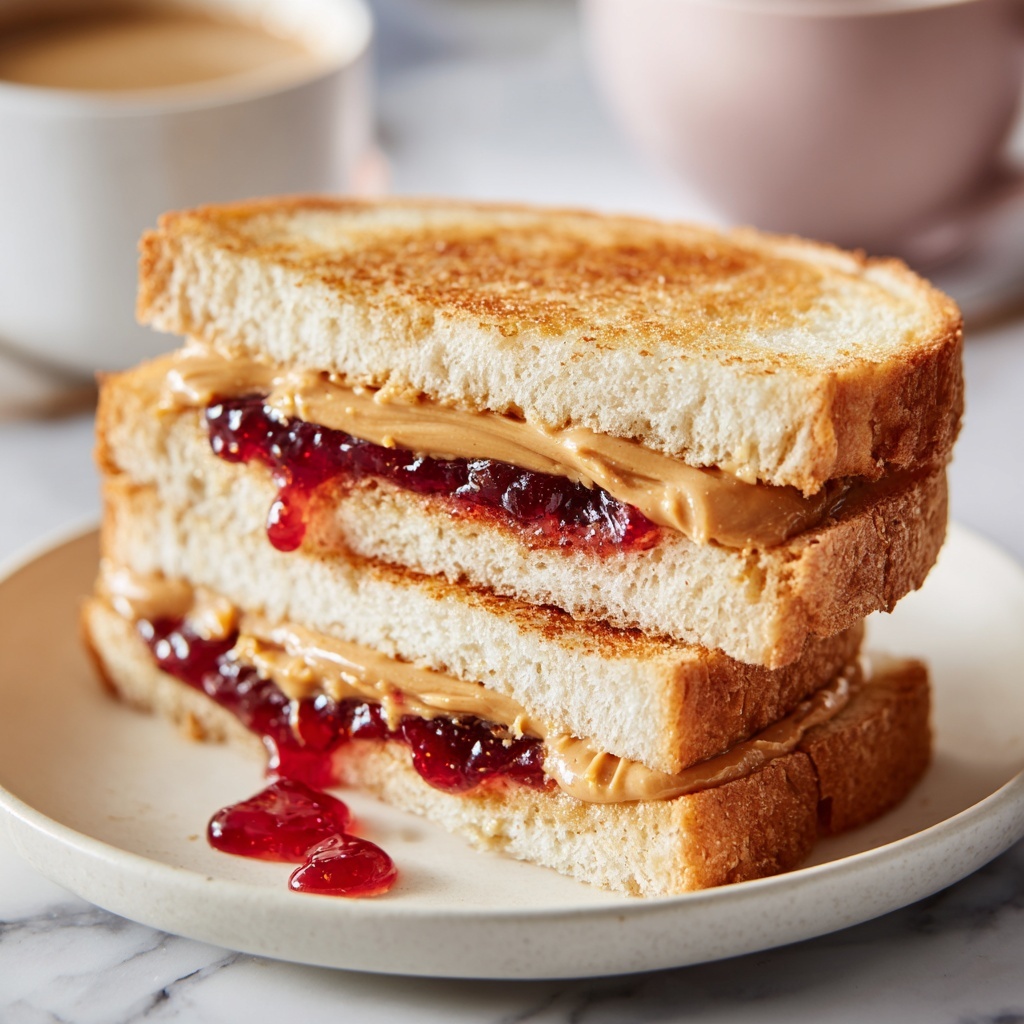 Air Fryer Peanut Butter & Jelly Sandwich Recipe - Recipe Image