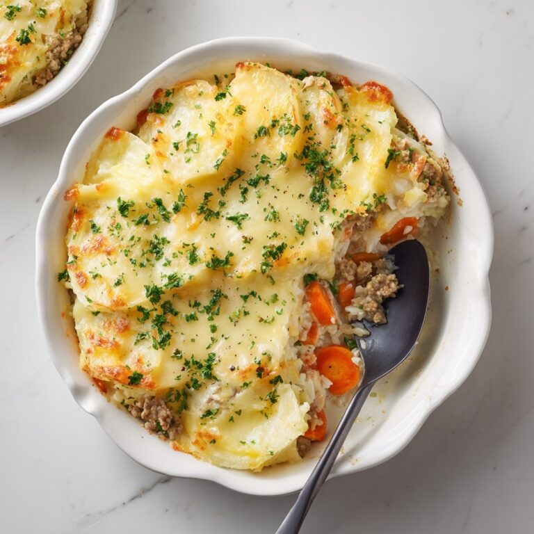 Cheesy Ground Beef and Rice Casserole Recipe