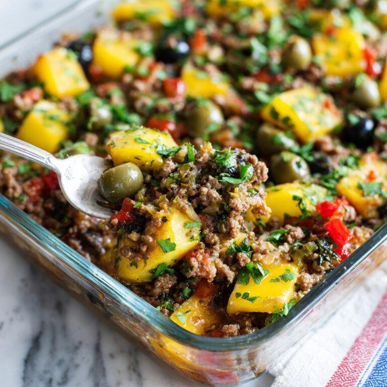 Southern Five Layer Beef Casserole Recipe